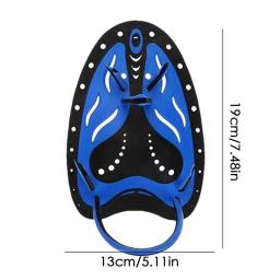 Nadadeiras ajustáveis para nadar, Pás de mão, Nadadeira de natação para mãos, Pás de mergulho profissional - Image 6