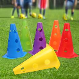 Cone do sinal do futebol para o treinamento do futebol, obstáculos, desgaste-resistente, balde, Footwork, barreira, marcador, roadblock, logotipo, 23cm - Image 1