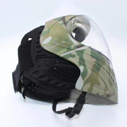 FMA F1 Máscara Facial Completa Com Camada Única Paintball Segurança Máscara Protetora Anti-fog Goggle Máscara Ao Ar Livre Tático Airsoft Equipamento - Image 4