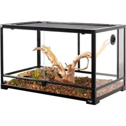 Terrário de Répteis para Répteis, Vidro Temperado, Tampa Anti Escape, Terrários, Anfíbios, Pet, Tela Superior, Ventilação, 40 Galões - Image 1