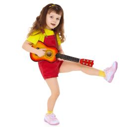 Violão Acústico com Escolhas para Iniciantes, Melhor Presente para Crianças, Instrumentos Musicais, Brinquedo de Jogo, 6 Cordas, 21 in - Image 3