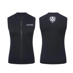 Colete de mergulho neoprene para homens e mulheres, jaqueta preta sem mangas, traje, natação, mergulho, drifting, colete de surf, 3mm, verão - Image 3