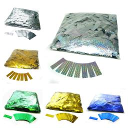 Papel De Balão Biodegradável para Festa De Casamento, Confetti Streamer, Decoração De Festa, Quadrado, Pet, Férias, Ouro, Estágio, 500g por Saco, 5*2cm - Image 2