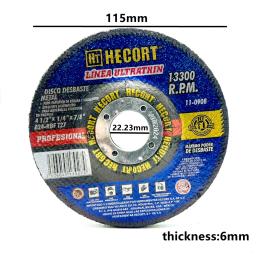 1-10 pces 6mm grosso 115mm metal rebolo almofadas de polimento de polimento de aço inoxidável para ângulo moedor polimento almofadas - Image 4