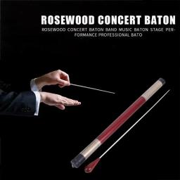 Rosewood Professional música maestro bastão, portátil regendo bastão com armazenamento tubo, ritmo e banda, diretor e orquestra, 38,3 centímetros - Image 2