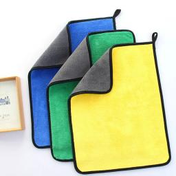 Toalha de microfibra super absorvente, Pano de limpeza do carro, Detalhamento profissional, Lavar, Secar o pano, Motocicleta, Cuidados Domésticos - Image 5