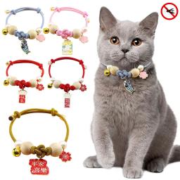 Coleira repelente de insetos para animais, remoção de pulgas, anti piolhos, colar jóias com sino, cão - Image 1