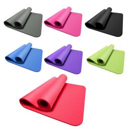 Tapete de ioga de borracha nitrílica antiderrapante 10mm grosso, Almofada portátil para dança ginástica, suporte para tablet, treinamento físico, portátil específico, Deluxe - Image 4
