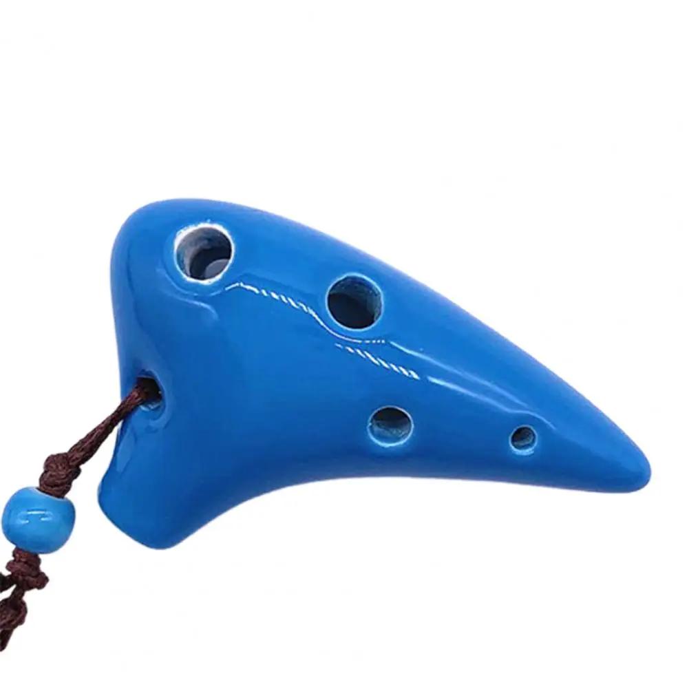 Ocarina tradicional para instrumento musical, portátil, 6 furos, sem cabo - Image 1