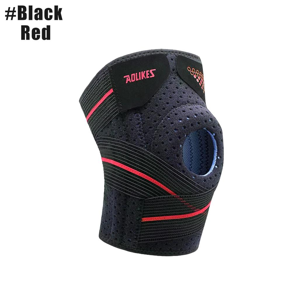 Toprun esportes compressão joelheira secagem rápida sílica gel patela joelheiras para artrite buraco comum protetor de joelho vôlei - Image 1