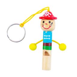 Assobios De Pirata De Madeira Para Crianças, Brinquedos De Instrumentos Musicais, Favores De Festa De Aniversário, Presente De Baby Shower, Halloween Pinata Filler, Bonito, 5Pcs - Image 5