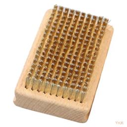 Y1QE Handle Handle Brass/Nylon/Horse Horse Horse Horshbing Brushing Snowboard Brush Manutenção Tool Snowboards Brecha Fácil - Image 2