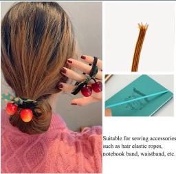 Coloridas bandas elásticas planas, alta corda elástica, elástico, fita do Spandex, costura Trim, cinto banda, acessório do vestuário, 5Y, 3mm, 6mm - Image 6