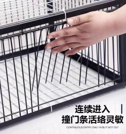 Dobrável Galvanizado Pombo Pássaro Armadilha Gaiola, Feral, Maneira Humana com Entrada Armadilha, Pombos Pombas em Gaiolas - Image 3