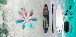 Gun & Rose Design Prancha de Surf com Lash Fins e Bag, Surf Board, Equilíbrio, Power Jet, Preto, Legal, Nova Moda, 2024 - Image 3