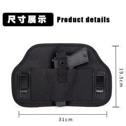 Coldre de arma de panqueca ambidestro iwb, coldre de transporte oculto com aderência e proteção de barril para subcompactar para pistolas de tamanho completo - Image 5