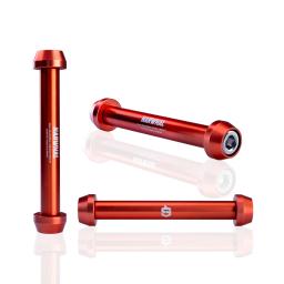 Gateshark acessórios de bicicleta traseiro através do eixo adaptador liga 7075 tamanho 15-10mm bmx corrida mtb downhill anodização cores narwhalcl - Image 3