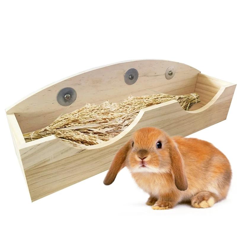 Alimentador feno para alimentador feno para cobaia alimentador coelho para alimentador feno para a gaiola - Image 1