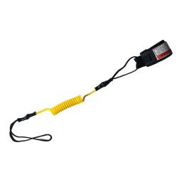 Prancha de Segurança Leash Cord Ajustável Coiled Paddle Board Rope para Surf, Acessórios para esportes aquáticos - Image 3