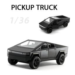 1:36 coleção caminhão liga simulação brinquedo carro modelo de metal diecasts veículos captador decoração do carro criança meninos brinquedos presentes natal - Image 4