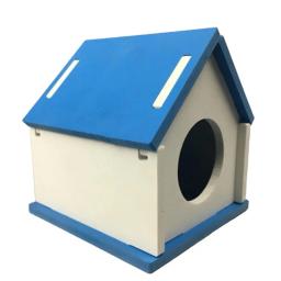 Casa Shape Toy para Pequenos Animais, Ninho de Hamster, Dormir Ninho, DIY Suprimentos, Acessórios, 9,5x8,5x10,5 centímetros - Image 3