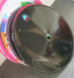 Cassete de bicicleta 700c com paruso preto, roda de bicicleta de estrada, montanha, disco de vento, roda fechada, preço úni... - Image 1