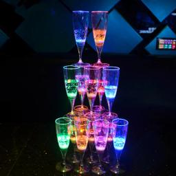 6 pçs copo led automático piscando copos multi-cor iluminar caneca de vinho canecas de cerveja copos de bebida de uísque para festa cozinha decoração de natal - Image 2