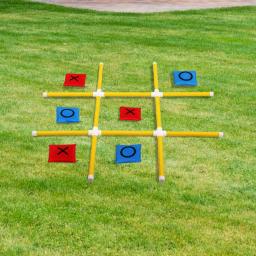 Giant Tic TAC Toe Game, brinquedo ao ar livre para a família, brinquedo esportivo infantil, Bean Bag Toss, jogo ao ar livre para gramado, festas de acampamento - Image 3