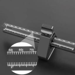 Medidor de marcação para madeira, Ferramenta para escribas, Marca deslizante, Raspador, Precisão ajustável, Tipo parafuso, Medidor mortise, 150mm, 6" - Image 2