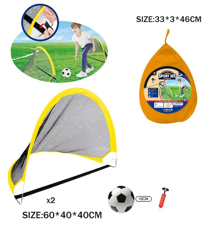 2in1, gol de futebol dobrável, brinquedo esportivo, brinquedo ao ar livre, rede de futebol portátil,funny ball,  portão de treinamento, brinquedo de futebol para crianças, infantil brinquedos, brinquedo esportivo - Image 1