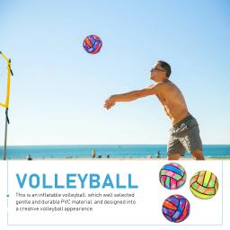O voleibol inflável bola para crianças, brinquedo piscina, praia água jogar, ao ar livre, 3 pcs - Image 4