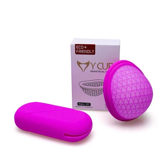 Copo Menstrual Silicone Médico Esterilizador 76x65mm