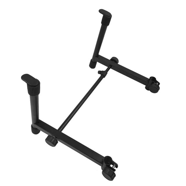 Suporte Ajustável de Metal para Piano e Teclado com 2 Camadas - Estrutura Resistente para Acessórios Musicais