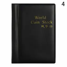 Coleção De Armazenamento De Moedas Do Mundo Álbum De Fotos, Porta-livros, Presente De Bolso, 120 Grade - Image 6