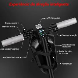 Patinete Elétrico Scooter Para Adultos 500W Capacidade De Carga De 100KG 48V Dobrável Display Digital 35km/h 8,5 polegadas - Image 3
