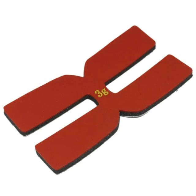 Raquete de Tênis com Silicone Equilibrado, Tiras Adesivas Duráveis e Resistentes ao Desgaste, Acessórios Leves de 3g