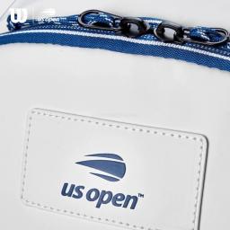 Bolsa de raquetes leve Wilson-US Open Super Tour, mochila com raquete branca e azul, bolsa de tênis grande com isolamento térmico, pacote 2 - Image 3