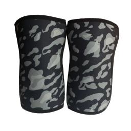 Neoprene Sports Joelheiras de Joelheira para Musculação, Compressão Halterofilismo, Treinamento Crossfit Presanceado, Bench Press, Ginásio, 7mm - Image 3