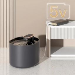 Inteligente Pet Fonte de Água para Cão e Gato, Mudo Alimentador, Auto Bebedor, USB Charge, Elétrico, Filtro de Carvão Ativo, Beber Dispenser - Image 5
