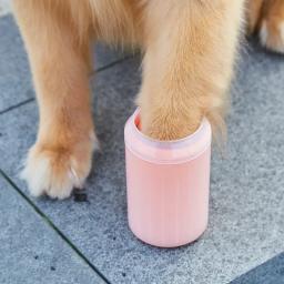 Dog Paw Cleaner Cup, Soft Silicone Combs, portátil Outdoor Pet Toalha, Foot Washer, Pata Limpa Escova, Rapidamente Lavar Pé, Balde de Limpeza - Image 1