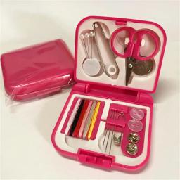 Mini Kits de costura de viagem portáteis, fios de agulha multifunções, estojo de armazenamento, trabalho manual, acessórios de costura, ferramentas - Image 5