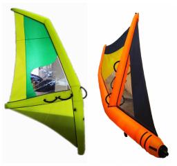 Winflável Wind Sail Base, Inflável Air Sail, Surf Sail, Acessório de Surf para Prancha SUP, 4m, 3m, 2m - Image 1
