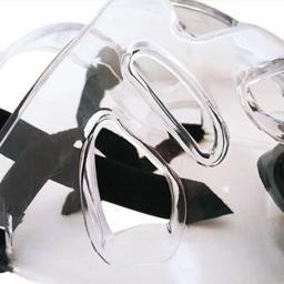 Clear Taekwondo Face Guard para Homens e Mulheres, Capa de Engrenagem Destacável, Protetor De Espessamento, Artes Marciais, Boxe, Engrenagem - Image 2
