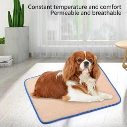 Pet Cooling Mat for Dog, Tapetes de dormir com calor respirável, Mantenha resfriamento para animais de estimação, Almofada de caixa lavável na máquina - Image 2