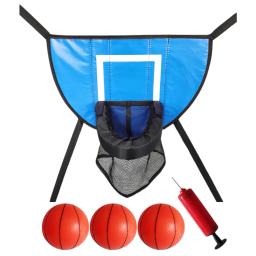 Basketball Hoop trampolim com bomba e mini bola, fácil de montar, acessório para todas as idades - Image 4