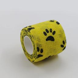 Atadura elástica respirável para animal de estimação, não tecido, ferida auto-adesiva, ao ar livre, retrátil, esportes, cachorro, gato, 1pc - Image 6