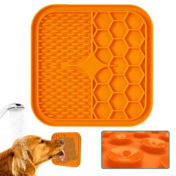 Alimentador lento lambendo esteira para animais de estimação, lambendo esteira, banhando distração pad, cão e gato suprimentos, cachorro e gatinho dispensador - Image 5