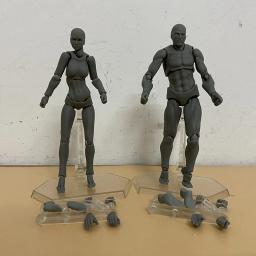Brinquedo modelo colecionável com suporte, CORPO KUN, Figura de Ação CORPO CHAN, Figma, Arquétipo, Ele, Ela, Ferrite Joint, Boneca Móvel - Image 3