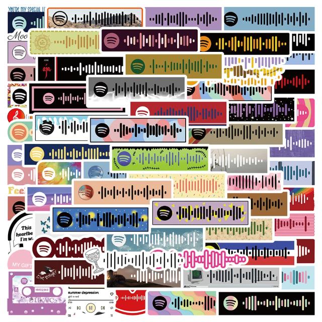 Adesivos Vinil PVC 68pcs Impermeáveis e Duráveis para Personalização