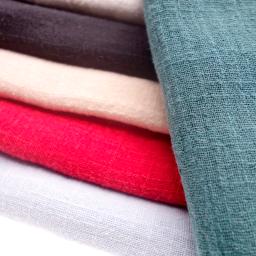 Tecido de algodão de linho fino de cor sólida, material orgânico, linho natural puro para costura, DIY, roupas artesanais, patchwork - Image 4